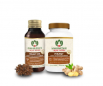 Maharishi Ayurveda sąnarių skausmą mal&scaron;inantis Pirant tablečių ir Pirant aliejaus derinys, maisto papildas sąnarių skausmui mal&scaron;inti, 60 tablečių ir 50 ml aliejaus