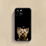 Mielas Yorkies &scaron;unų telefono dėklas, skirtas iPhone Samsung Galaxy Redmi Xiaomi Oppo OnePlus Note SA 7 8 9 10 11 12 13 14 20 21 22 23 53 54 Pro Max Plus Ultra iPhone 6 or 6S