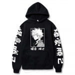 My Hero Academia Katsuki Bakugo Hoodies Megztiniai Unisex Drabužiai Japoni&scaron;ki Anime Boku No Hero Academia Bakugou Katsuki Vyri&scaron;ki Moteri&scaron;ki megztiniai S