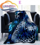 Gyvūnų mi&scaron;ko gepardas leopardas Pūkuotas antklodė flanelinė &scaron;ilta mink&scaron;ta pliu&scaron;inė sofa antklodė pliu&scaron;inė antklodė 150x180cm