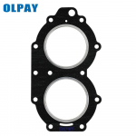 6F5-11181-A1 cilindro galvutės tarpiklis, skirtas Yamaha 40 AG valties varikliui 6F5-11181 6F5 6F6 40G 40J 2 taktų Yamaha 6F5 6F6 juoda