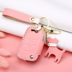 Volkswagen VW Passat B8 Polo Tiguan Skoda Superb KODIAQ Odinis automobilio rakto dėklas, uždangalas, automobilio nuotolinio rakto laikiklis, pakabuko korpusas, aksesuaras juoda