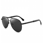 Negabaritiniai poliarizuoti akiniai nuo saulės vyrams, 100 % UV apsauga lauko akiniai, lengvi akiniai juoda