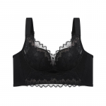 Moterų apatinis trikotažas be plieninio žiedo Patogi seksuali reguliuojama liemenėlė, apsauganti nuo slinkimo 32/70AB &scaron;viesiai žalios spalvos