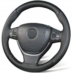 Odinis automobilio vairo dangtelis universalus dydis, skirtas pasidaryk pats vairo dangtelis, neslystantis ir mink&scaron;tas 37&ndash;38 cm 20x14x2cm