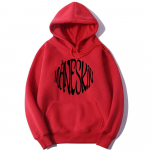 Maneskin džemperis Nauja mada Moterų Negabaritinis Laisvas I&scaron;kirptė Kasdieniai Megztiniai Megztiniai Megztiniai Harajuku Fleece megztiniai Hoody 11 spalvų S red