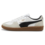 Puma Palermo Odiniai Balti Juodi Gumos Unisex Sportbačiai Garų Pilki 396464-01 36