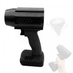 Rankinis kanalinis turboventiliatorius, 50 mm be&scaron;epetėlis variklis, reaktyvinis ventiliatorius, 1000 g traukos automobilių plovimo ma&scaron;ina, didelės galios dulkės Dewalt 18V 20V batteries juoda