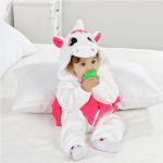 Kūdikių &scaron;liaužtinukai Kigurumi Animal Leopard, Hasky, Giraffe cosplay Su gobtuvu &Scaron;iltos pižamos mažiems berniukams Mergaitėms Drabužiai Naujagimiams Miego drabužiai pižamos drabužiai 80