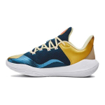 Curry Gamintojas Curry Flow 11 GS Champions Mindset Vaiki&scaron;ki sportbačiai Mėlyni citrinos-ledo metalo-aukso spalvos 3027829-300 36.5
