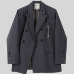 Kostiumo paltas Moteri&scaron;kas pavasario ir rudens negabaritinis palaidas kostiumas Top Trend Blazer M