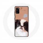 Dėklas Samsung Galaxy S20 plus Japonų spanielis Juodas ir Baltas &Scaron;unų veislė
