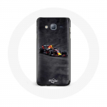 Coque pour Samsung Galaxy A3 Formule 1 Max Verstappen F1 noir rouge et jaune