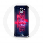 Coque pour Samsung Galaxy A6 2018 Stranger Things Logo Transparent Saison 4 Bande annonce 2022