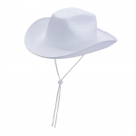Cowboy Hat Cowgirl Adults Gentleman Jazz Kepurė nuo saulės, skirta žygiams lauke balta