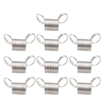 10 vnt. Nerūdijančio plieno karoliukų kam&scaron;tis mini spyruokliniai spaustukai Creative Bead Line galiniai užsegimai papuo&scaron;alai, kad priedai būtų patvarūs L