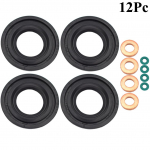 KURO PRAUK&Scaron;TĖS TARPIKLIS + PLOVĖ + O ŽIEDŲ RINKINYS FORD TRANSIT Land Rover Defender Peugeot Boxer Citroen Relay 1378433 1372494 1795871 juoda