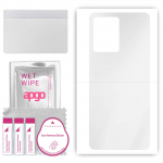 apgo Ultra Clear Protective Skin Sticker for the back compatible with Umidigi C2 2022, Wrap Film, Hydrogel Film, Flexible, Soft TPU with positioning l