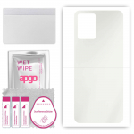 apgo MATTE Protective Skin Sticker for the back compatible with Vivo Y21a, Wrap Film, Hydrogel Film, Flexible, Soft TPU with positioning layer easy in