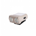 1200MAH Dvigubo spindulio kepurės segtuko kepurės &scaron;viesa Mini LED priekinis žibintas su jutikliu USB įkraunamas reguliuojamo kampo kempingo priekinis žibintas Darbinės &scaron;viesos 1200MAH žalia