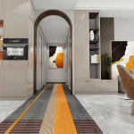Modernus buitinis ilgas koridorius kilimas koridorius laiptai HOTEL Prie&scaron;kambaris Neslystantis ilgas kilimėlis, plaunamas grindų kilimėlis, pritaikomas 80x200cm