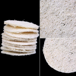 10X Natural Lufah Luffa Facial Complexion Skin Disc Disk Pads Exfoliator Sponge