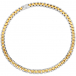 60CM 10MM Laikrodžio dirželio grandinėlės stiliaus vėrinys vyrams moterims aukso spalvos nerūdijančio plieno choker tipo vėriniai papuo&scaron;alų aksesuarai 60CM sidabras/auksas