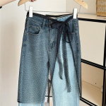 Pavasaris vasara Vienetinis gėlėmis siuvinėtas nėrinių sijonas, dėvimas iki pusės kūno, marlės suknelė Moteri&scaron;ka uždanga Butterfly balta