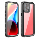 IP68 vandeniui atsparus magnetinis Phoneo 360&deg; apsauga viso kūno apsauginis dulkėms atsparus telefono dangtelis