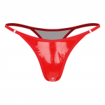 Moteri&scaron;ki metaliniai G-String stringai Žemo auk&scaron;čio mikro kelnaitės Seksualūs apatiniai apatiniai M