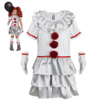 Anime Cosplay Kostiumai Vaikams Cosplay Merginoms Kawaii Juoda Vakarėlio Suknelė Drabužiai Perukas 130 balta