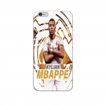 Coque Maniacase pour iPhone 6 Plus Kylian Mbappe Real Madrid wallpaper celebration
