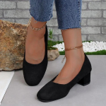 Mada 2024 Pavasaris Ruduo Mada Auk&scaron;takulniai Sekli burna Patogūs Zapatos Para Mujeres Laisvalaikio Karjeros Didelis Dydis Darbo Batai T&ecirc;nis 43 juoda