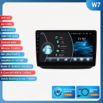 Hizpo 10,1 colio QLED ekranas 2 din Android automobilio radijo daugialypės terpės vaizdo grotuvas, skirtas Skoda Fabia 2 2007&ndash;2014 GPS Navi Carplay AutoIntelligent 4G RDS WIFI W7 8Core 6G 128G,AI