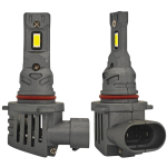 2 vnt. HiR 2 LED lemputės 9012, 9V-32V CANBUS CSP 8000lm baltos, galingos bekelės
