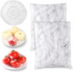 100 vienetų vienkartinis maisto dangtelis plastikinis įvynioklis Elastingi maisto dangteliai vaisių dubenims puodeliai dangteliai laikymo virtuvė &scaron;viežiai saugoma taupyklė 20Pcs