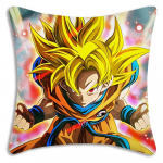 Anime Dragon Balls Z Goku Kawaii pagalvių užvalkalai Animacinių filmų sofos dekoratyviniai namų dvipusis spausdinimas trumpas pliu&scaron;inis mielas pagalvėlės užvalkalas 30x30cm