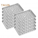 10/20 vnt. aliuminio folijos kepimo skardos, atsparios kar&scaron;čiui, briaunoti dugnai, daugiafunkcinės kepimo skardos 10pcs