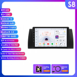 Ossuret Android 13 Automobilio Radijas Multimedia Vaizdo Grotuvas BMW 5 E39 1995 - 2003 E53 X5 M5 Automobiliui GPS Carplay 2 Din Automobilio Radijo Ekranas WIFI FM AM RDS OBD2 S8 8Core 8G 128G