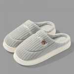 Medvilninės &scaron;lepetės moterims, tinkamos naudoti namuose, patalpoms, neslystančios, apgaubiančios pėdas, storu padu, &scaron;iltos, poroms, vyri&scaron;kos &scaron;lepetės EUR35-36(220-225mm)