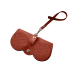 Akinių laikymo krep&scaron;ys Ne&scaron;iojamas akinių dėklas nuo saulės Akinių užsegimas Apsauginis dangtelis Madingas trumparegystės akinių dėklas One Size ruda