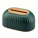 Servetėlių dėžutės Eleganti&scaron;kas skandinavi&scaron;ko stiliaus servetėlių laikiklis Dėklas Popieriaus kėlimo ir nuleidimo stalčius Dėžutė Namų svetainės stalo saugojimo dekoras juoda