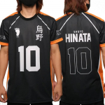Haikyuu Fukurodani Hinata Animacinis Anime Cosplay Vyri&scaron;kas Džersis Trumpomis Rankovėmis Vaikų Mar&scaron;kinėliai Drabužiai Unisex Vir&scaron;ūnės Nauja Mada Moteri&scaron;ki Mar&scaron;kinėliai L