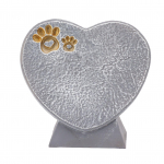 &Scaron;irdies formos gyvūno antkapis DIY derva &scaron;uns augintinio atminimo akmuo lauko kiemo dekoracija