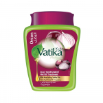 Svogūnų plaukų kaukė Vatika Naturals Hammam Zaith - Kar&scaron;to aliejaus procedūra, galvos odos maitinimas svogūnų ekstraktais ir maitinamaisiais Vatika aliejais 500g. 500 ML