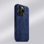 Italija Magnetinis dėklas iPhone 12 13 14 15 16 Pro Max Premium telefono dėklas Importuota zom&scaron;inė oda Visi&scaron;kai apgaubiantys galiniai dėklai For iPhone 14 Pro Max mėlyna