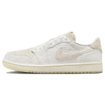 Chris Paul x Air Jordan 1 Retro Low OG Give Them Flowers unisex sportbačiai kreminės &scaron;viesiai kreminės spalvos burinės spalvos FZ0455-200 44.5