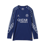 Air Jordan Paris Saint-Germain 2024/25 Rungtynių Ketvirtas Dri-FIT ADV Futbolo Autenti&scaron;kas Ilgomis Rankovėmis Mar&scaron;kinėliai Mėlynas Tu&scaron;tuma/&Scaron;e&scaron;ėlis/&Scaron;e&scaron;ėlis Vyri&scaron;ki Vir&scaron;utiniai Drabužiai HJ7322-493 2XL
