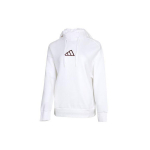 Adidas Miesto stiliaus džemperis su gobtuvu, unisex, baltos spalvos GM1411 S