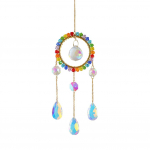 Spalvingi Karoliukai Kri&scaron;tolas &Scaron;viesą Gaudantys Papuo&scaron;alai Automobilio Aksesuarai Kri&scaron;tolo Rėmelis Pakabukas Langų Aksesuarai Lauko Sodo Dekoracija